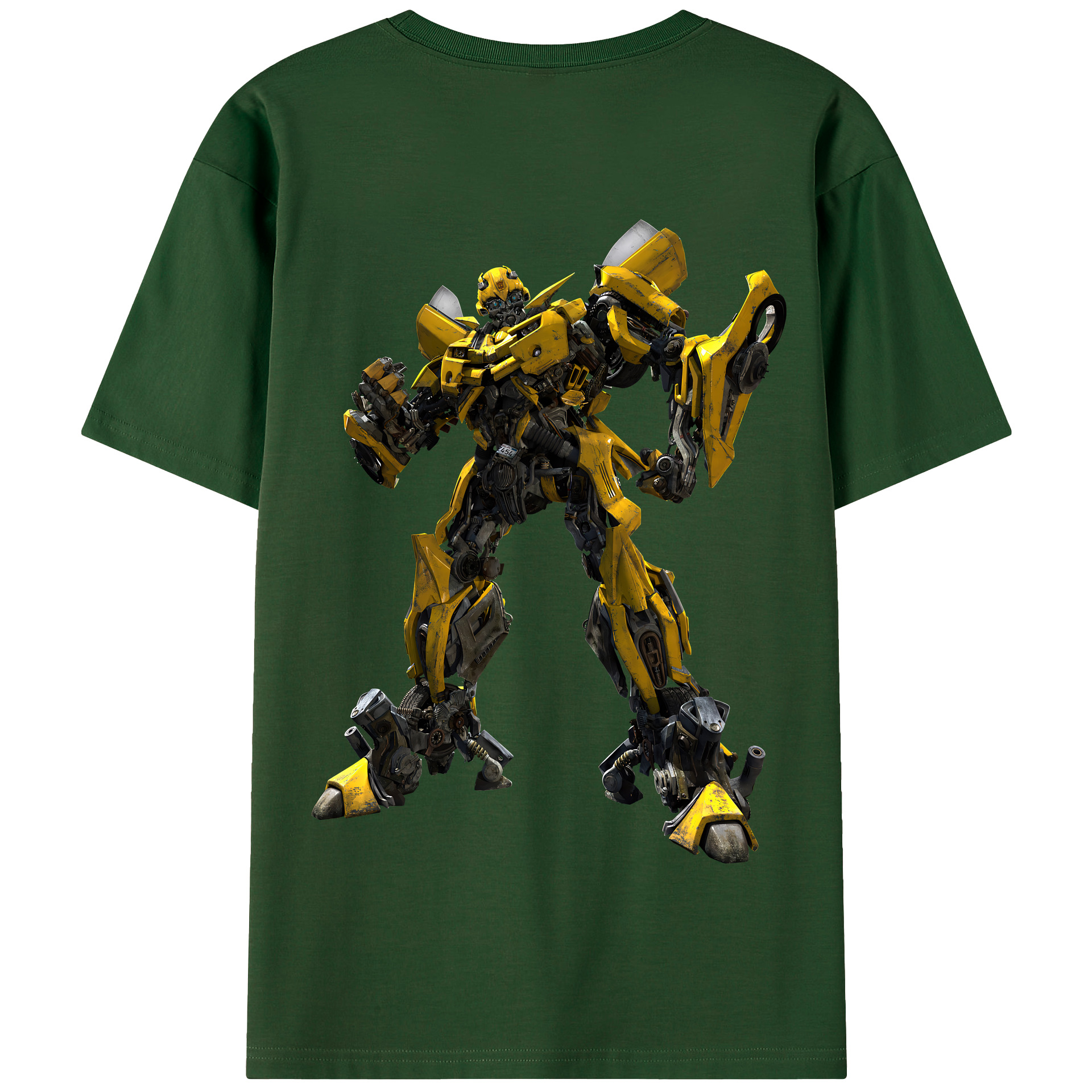 （画像用） Transformers トランスフォーマー 綿100％半袖Tシャツ（背面プリント）